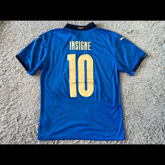 Italy Authentic Puma boxed jersey shirt Euro 2020 2021 Champion Insigne 10 - Picture 6 of 7